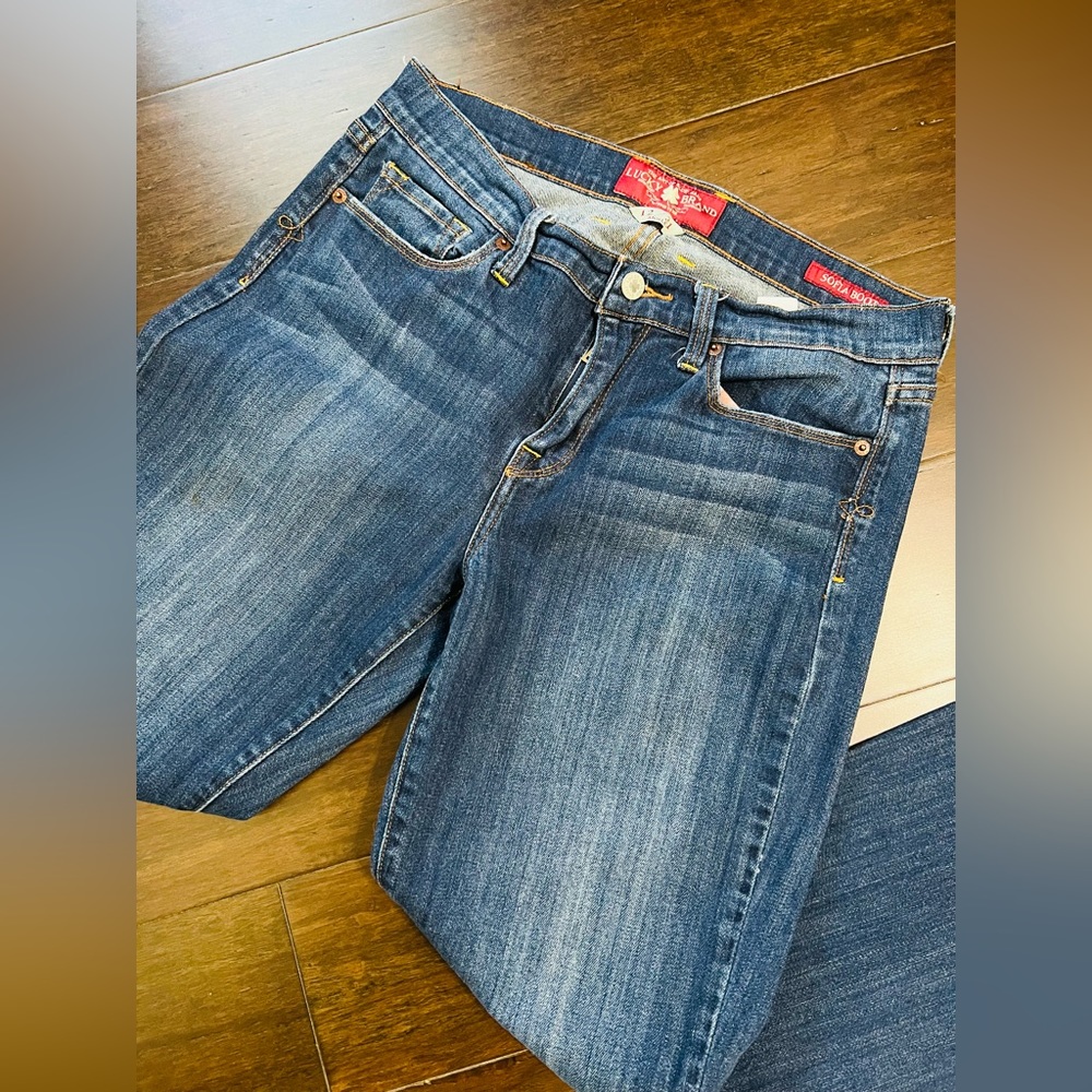 Lucky Brand SofΓa Bootcut Jeans Size 12/31 - Picture 3 of 10